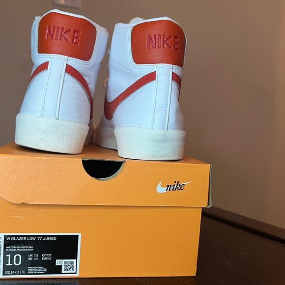 Nike Blazer Mid '77-white/orange - Picture 3 of 6